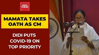 Mamata Banerjee Takes Oath As Bengal CM; Says Covid-19 Top Priority, Counters Governor Over Violence