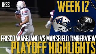 Frisco Wakeland vs Mansfield Timberview - 2023 Week 12 Football Highlights