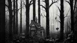 1930s Haunted House Halloween Ambience | Black & White Films With Relaxing Spooky Sounds  ~ 3 Hours