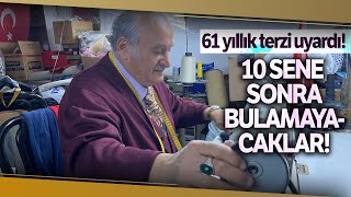 61 Yıllık Terzi, Annesinden Öğrendiği Mesleğinin Son Temsilcisi Oldu