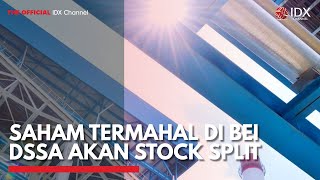 Saham Termahal di BEI DSSA akan Stock Split | IDX CHANNEL