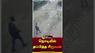 நாய்களிடம் இருந்து நொடியில் தப்பித்த சிறுவன் | #shorts | #dogs | #kodaikanal