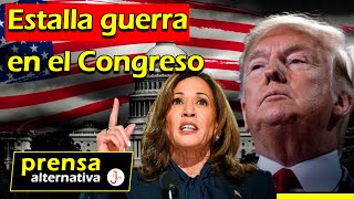 Demócratas anuncian mitin! Trump se da un autogolpe ¡Pierde el Congreso!