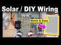 THIS Makes Solar / #DIY wiring quick and easy! simple ABS plastic grid mounting plates