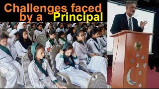 Challenges faced by a Principal