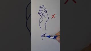 how to draw hand #condsty