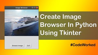 Image Browser In GUI Python Using Tkinter #image #browser #tutorial
