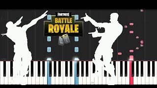 fortnite dances mashup piano tutorial - how to do fortnite dances on piano