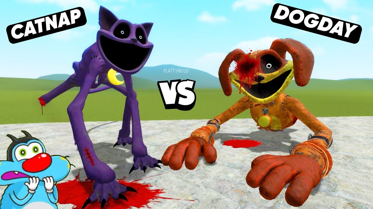 Catnap Attacked Dogday Poppy Playtime Chapter 3 In Garry S Mod Who Is