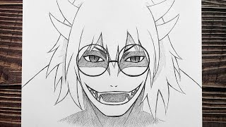 Easy anime sketch | how to draw Kabuto Yakushi - Naruto | boy drawing step by step for beginners