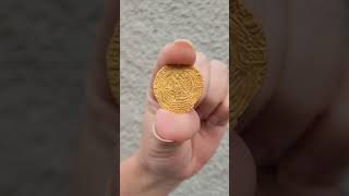 Amazing Pure Medieval Gold Coin! #shorts