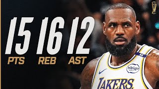 LeBron James DROPS FOURTH Straight Triple-Double! 🏆| November 15, 2024