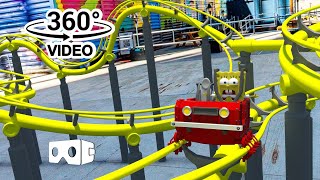 Glove World | Roller Coaster 😆😆 | SpongeBob 360°