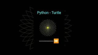 Python turtle | python project for beginners | python tutorial | #viral #shorts #trending