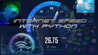 Python Project - 1 - Internet Speed Test with Python|Python SpeedTest|Python in hindi|