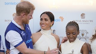 WATCH: Meghan Markle’s awkward on stage moment with Prince Harry
