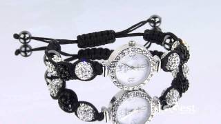 Black \u0026 White Shamballa Watch