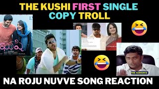 kushi first single reaction | kushi first single | kushi first song reaction | na roju nuvve song