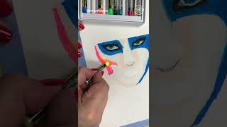 ⚡Pintando com Giz Pastel Neon