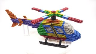 DIY - How to Make Helicopter Using Magnet Balls || Magnetic Game