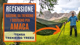 Usare un bastone da trekking come supporto per l'amaca??? Tensa Trekking Treez