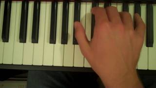 How To Play a Bb Half-diminished 7th Chord on the Piano