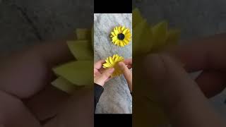 DIY cutie flower 🌷  subscribe my channel 👍🏻 share  comment for more ideas 💡