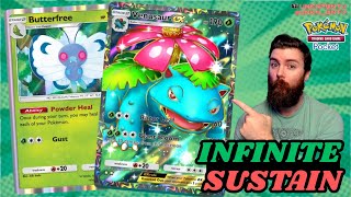 Venusaur EX And Butterfree Are Impossible to KO! | Pokemon TCG Pocket