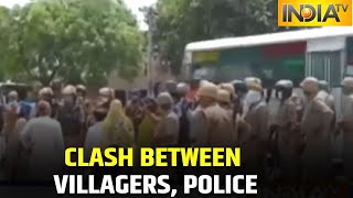 Clash Erupts Between Villagers, Police Personnel In Firozabad