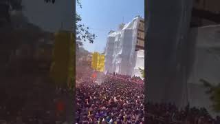 Indore Rajwada Rangpanchami Faag Yatra.🎊🥳 #rangpanchami #rangpanchmi #indore #rajwada #india #holi