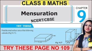 Class 8 Maths Chapter 9 Try These Question Solution | Mensuration | 8th Class Maths NCERT Solution