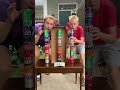 Soda Can Tower Game! #family #shorts #game #challenge #soda