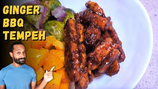 How to Make GINGER BBQ TEMPEH! 🤤 | Vegan BBQ Recipe