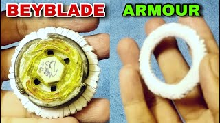 How to make 3D origami armour for beyblades 🔥