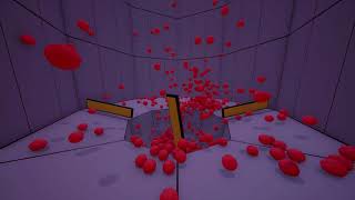 Materiali - 2 | Background Visual Noise 60 FPS Physics Simulation | 2 Hour PC/TV Screensaver