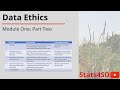 Data Management: Data Ethics