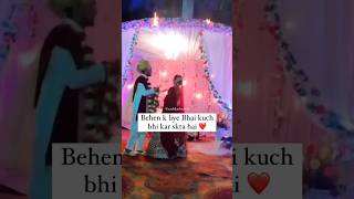Fire at sister marriage...Brave brother  saved her..💗 #shortvideo #viral #love