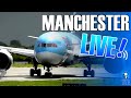 Manchester Airport Live! Stunning Close Up Aviation #planespotting #manchesterairportlive