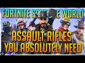 BEST ASSAULT RIFLES IN FORTNITE SAVE THE WORLD | FORTNITE STW BEST WEAPONS!