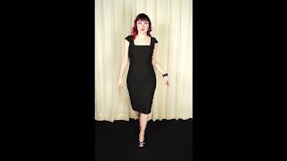 Lillian Black Pencil Dress