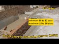 shuttering removal timing for slab roof concrete shuttering removing timing zs traders