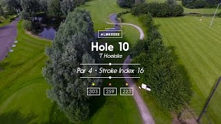 Golfpark Almkreek - Almkerk - Hole 10 in vogelvlucht