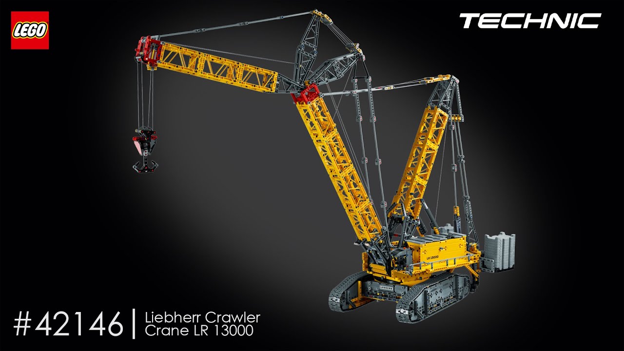 LEGO Technic - Liebherr Crawler Crane LR 13000 42146 - YouTube