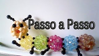 Centopeia de Miçangas Passo a Passo