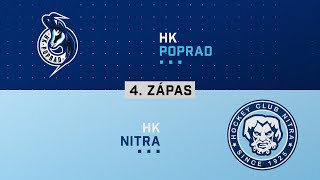 4.zápas štvrťfinále HK Poprad - HK Nitra HIGHLIGHTS