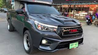 รีวิวงานติดตั้งชุดแปลงหน้าRevoหัวเดียว ใส่หน้าFortuner TRD