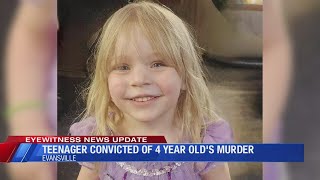 Evansville teenager convicted of 4-year-old's murder