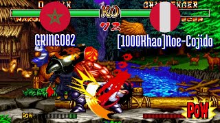 FT5 @samsho2: GRINGO82 (MA) vs [1000Khao]Noe-Cojido (PE) [Samurai Shodown II Fightcade] Feb 9