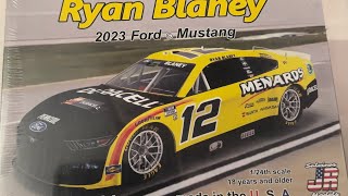 Is it warped? Unboxing Ryan Blaney’s 2023 Ford Mustang from Salvinos JR Models