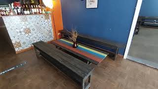 Turning an old café to a new brand resprt #lgbtq #restaurant #bench #furniture #woodworking